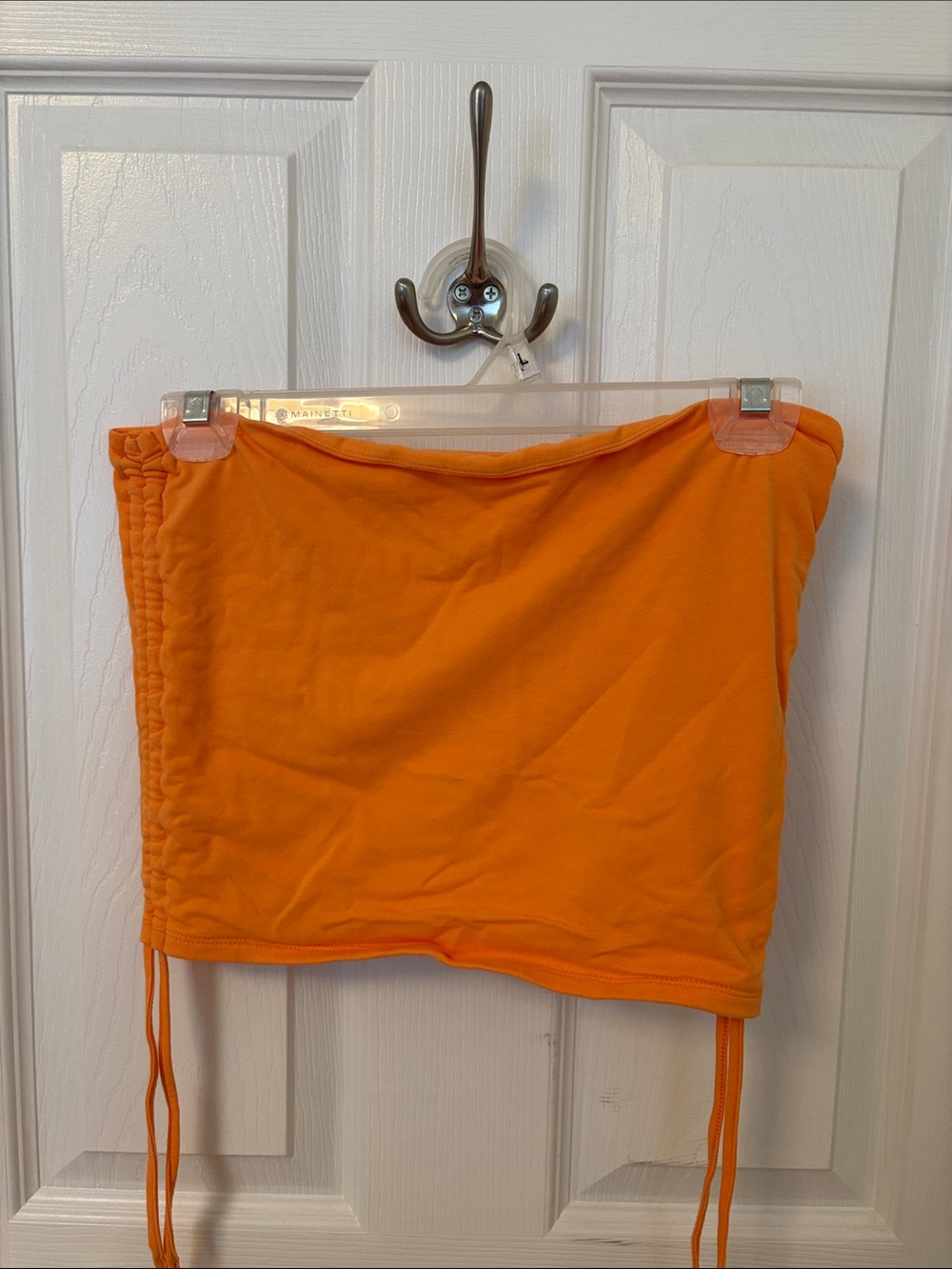 Garage Orange Ruched Tube Top - Picture 4 of 4